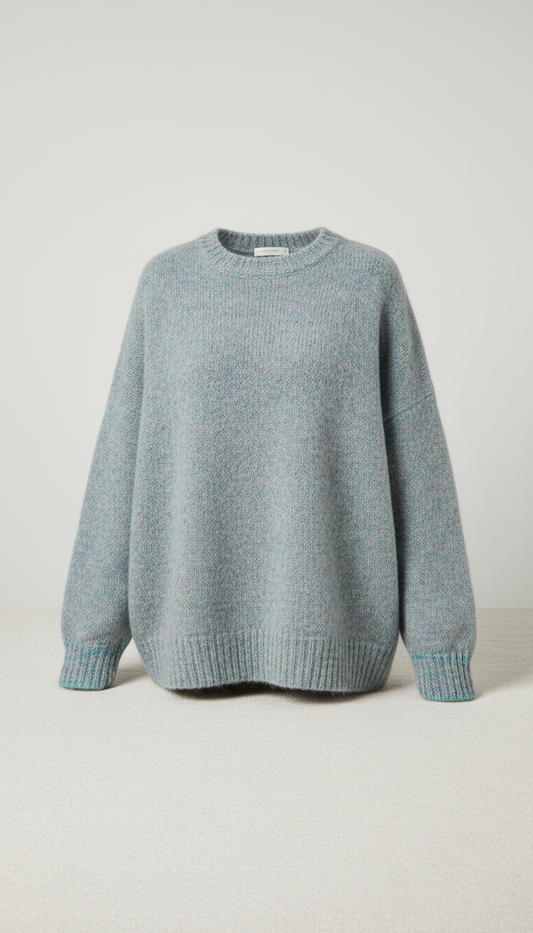 Jersey gris tejido suave