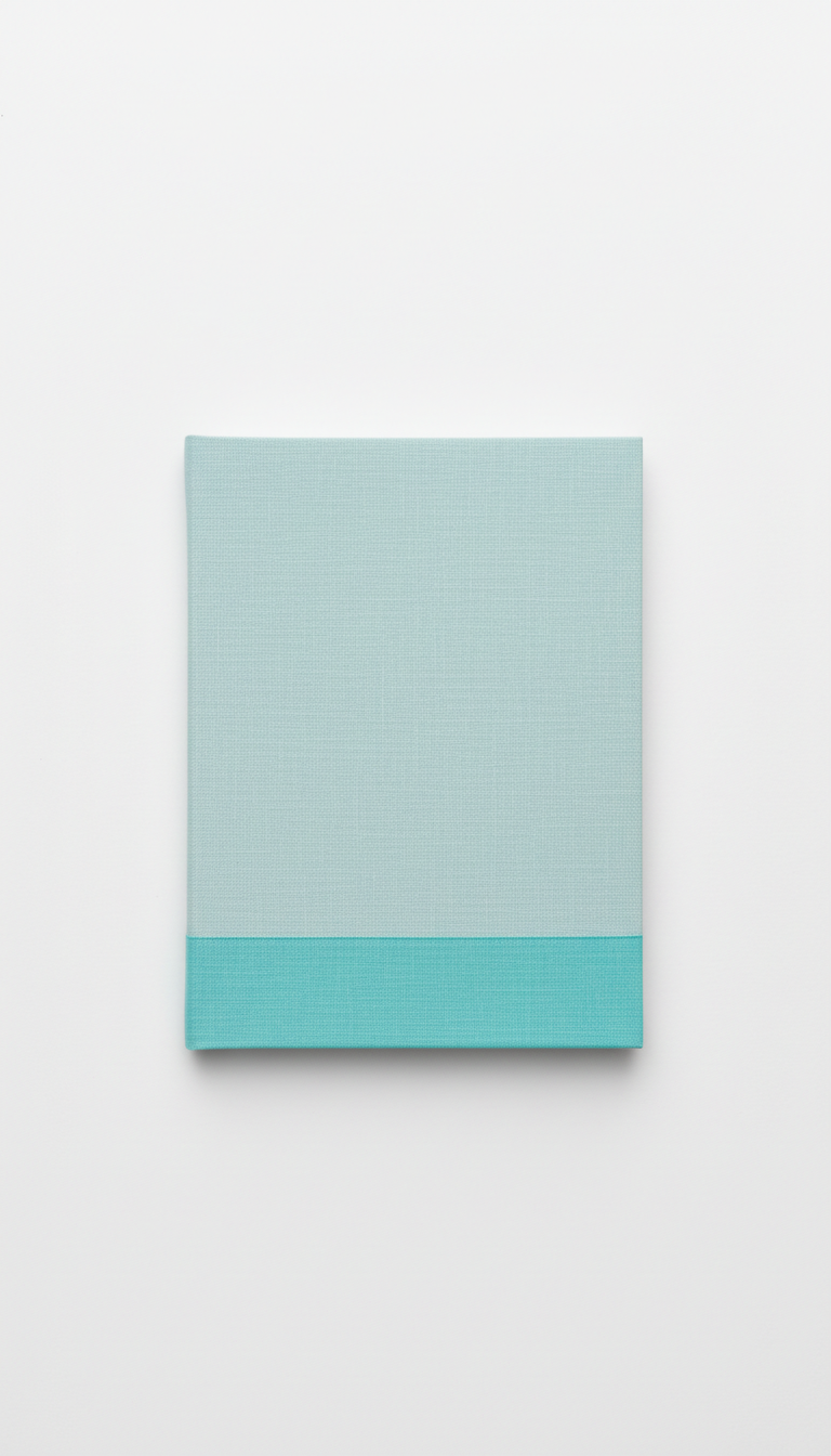 Cuaderno encuadernado en lino natural