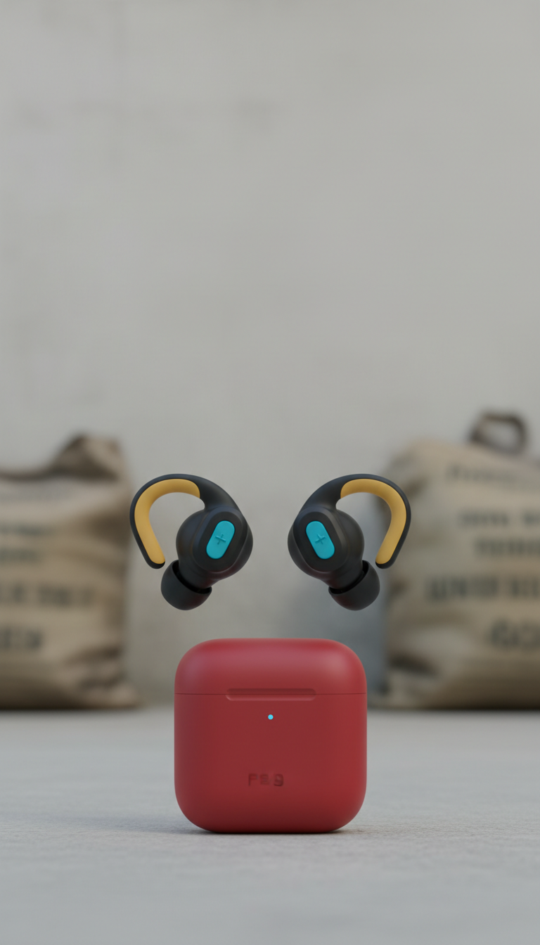 Auriculares inalámbricos con estuche compacto